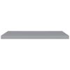 Floating Wall Shelves 4 pcs Gray 35.4"x9.3"x1.5" MDF