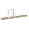 Wall Shelves 4 pcs Sonoma Oak 31.5"x3.5"x1.2"