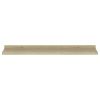Wall Shelves 4 pcs Sonoma Oak 31.5"x3.5"x1.2"