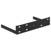 Floating Wall Shelves 2 pcs Oak and White 9.1"x9.3"x1.5" MDF