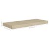 Floating Wall Shelves 2 pcs Oak 23.6"x9.3"x1.5" MDF