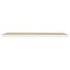 Floating Wall Shelf Oak and White 47.2"x9.3"x1.5" MDF