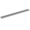 Wall Shelves 2 pcs Gray 45.3"x3.5"x1.2"