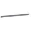 Wall Shelves 2 pcs Gray 45.3"x3.5"x1.2"