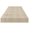 Floating Wall Shelf Oak 47.2"x9.3"x1.5" MDF