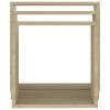 Wall Cube Shelves 3 pcs Sonoma Oak