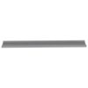 Wall Shelves 4 pcs Gray 45.3"x3.5"x1.2"