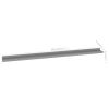 Wall Shelves 4 pcs Gray 45.3"x3.5"x1.2"