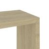Wall Cube Shelves 3 pcs Sonoma Oak
