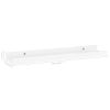 Wall Shelves 2 pcs High Gloss White 15.7"x3.5"x1.2"