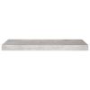 Floating Wall Shelf Concrete Gray 23.6"x9.3"x1.5" MDF