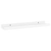 Wall Shelves 2 pcs High Gloss White 15.7"x3.5"x1.2"