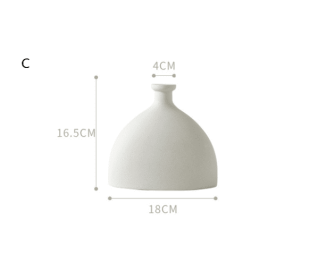 Nordic decoration ceramic vase (Model: C)