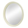 D20x1.5"Transitional Decor Style Mango Wood Wall Mirror Wall Decor with Frame of Solid Mango Wood for Bathroom,Entryway Console Lean Against Wall